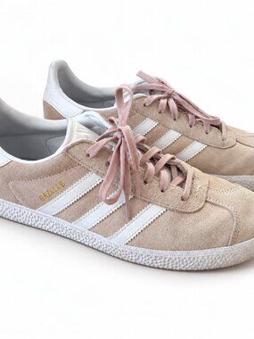 Adidas Gazelle Blush Pink Suede Sneakers Size 39.5